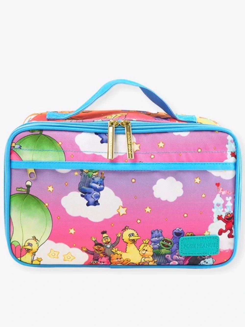 Posh Peanut Rainbow Cloud Character Kids Lunch Bag - Sesame Street Care Bears